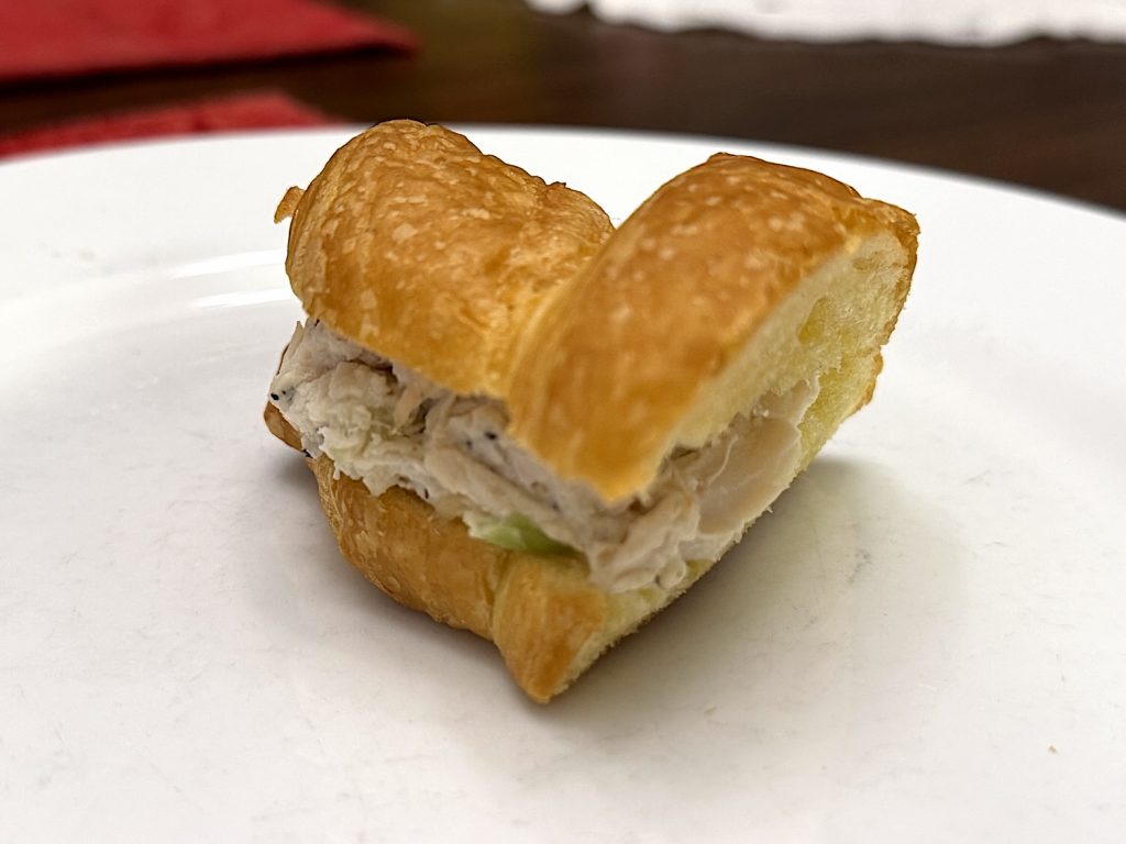 Chicken Salad Croissants for Tea