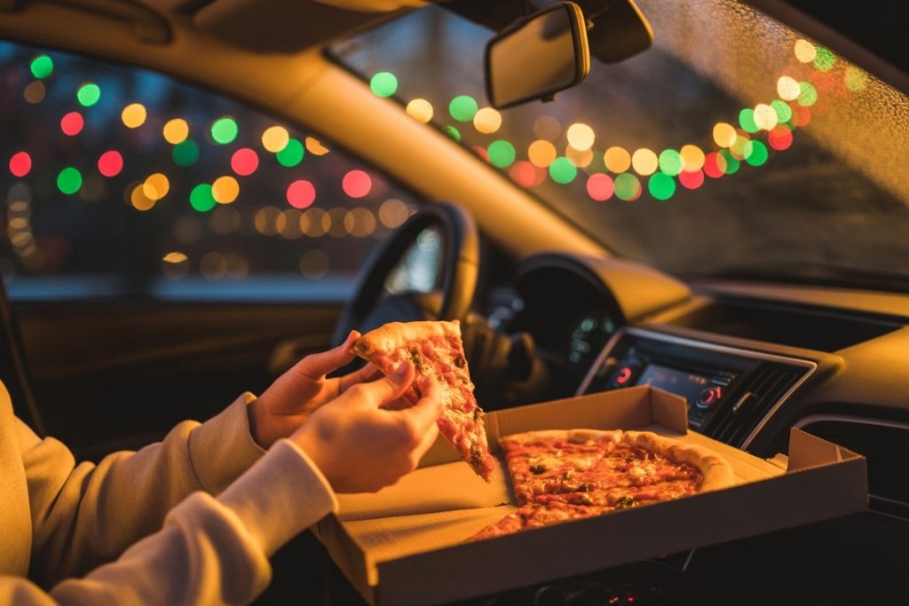 Christmas Lights & Pizza Tradition
