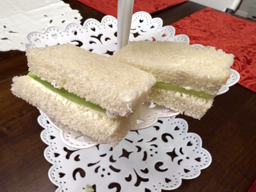 Cucumber Sandwiches for Tea