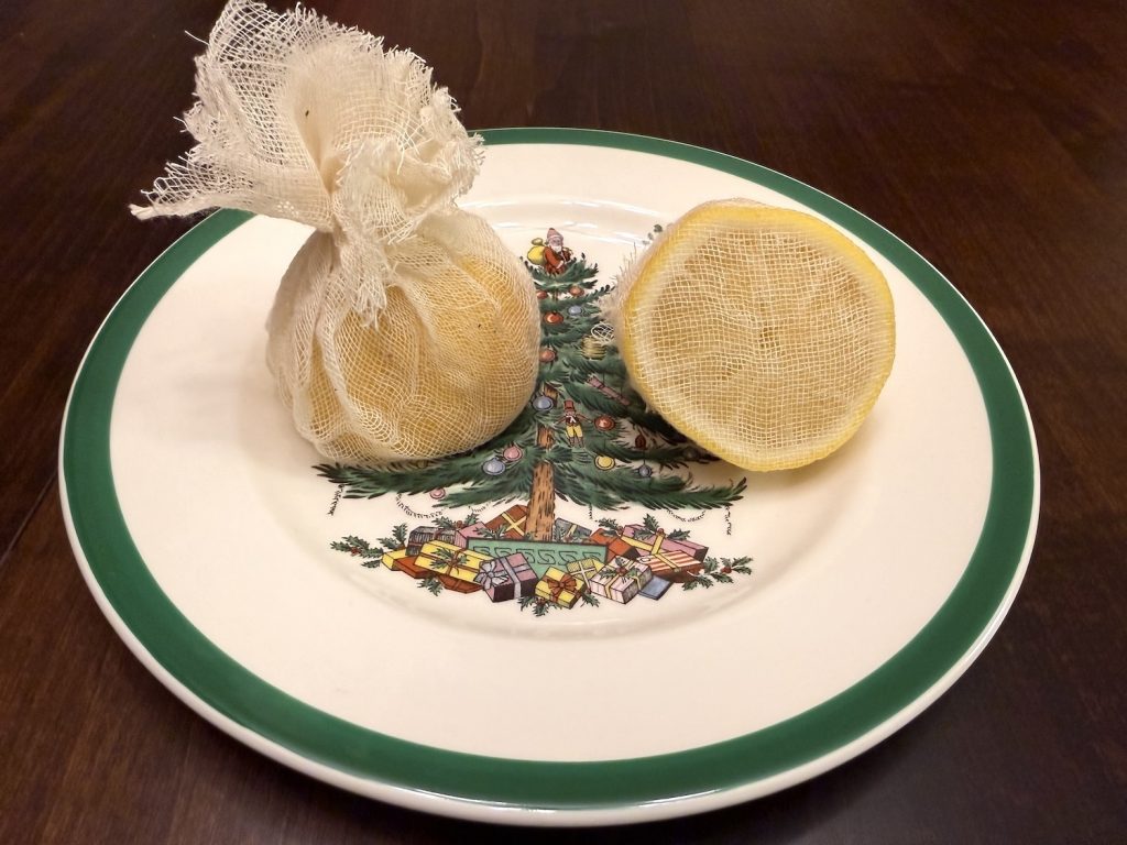 Lemon in Cheesecloth