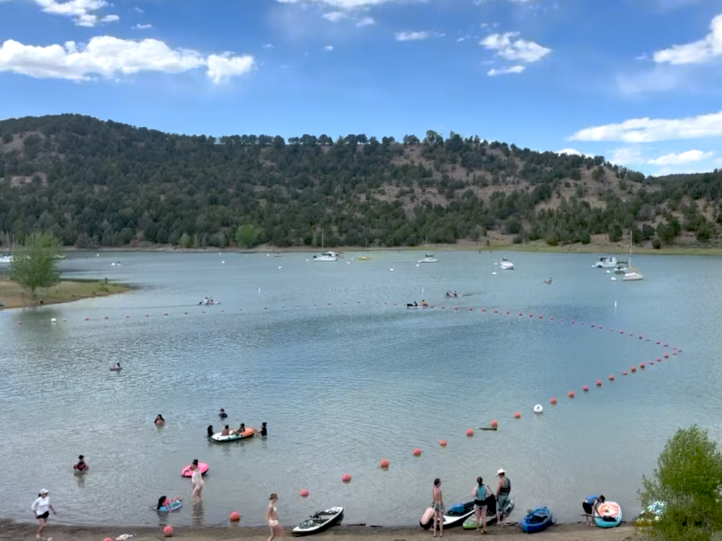 Swim Beach Ridgway State Park